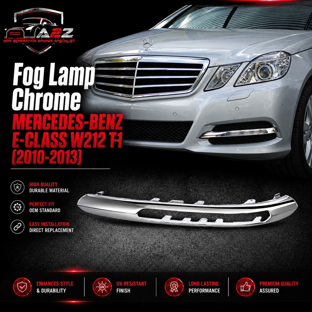 Fog Lamp Chrome Left 2128851774 & Right 2128851874 Compatible With MERCEDES-BENZ E-CLASS W212 T1 (2010-13 Tag No.296