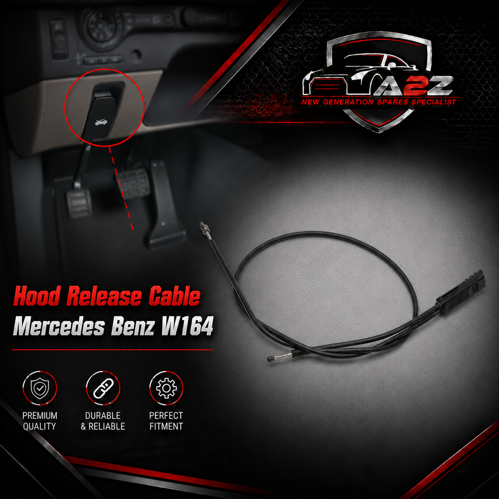 Hood Release Cable 1648800259 Compatible With Mercedes Benz W164