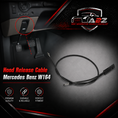 Hood Release Cable 1648800259 Compatible With Mercedes Benz W164