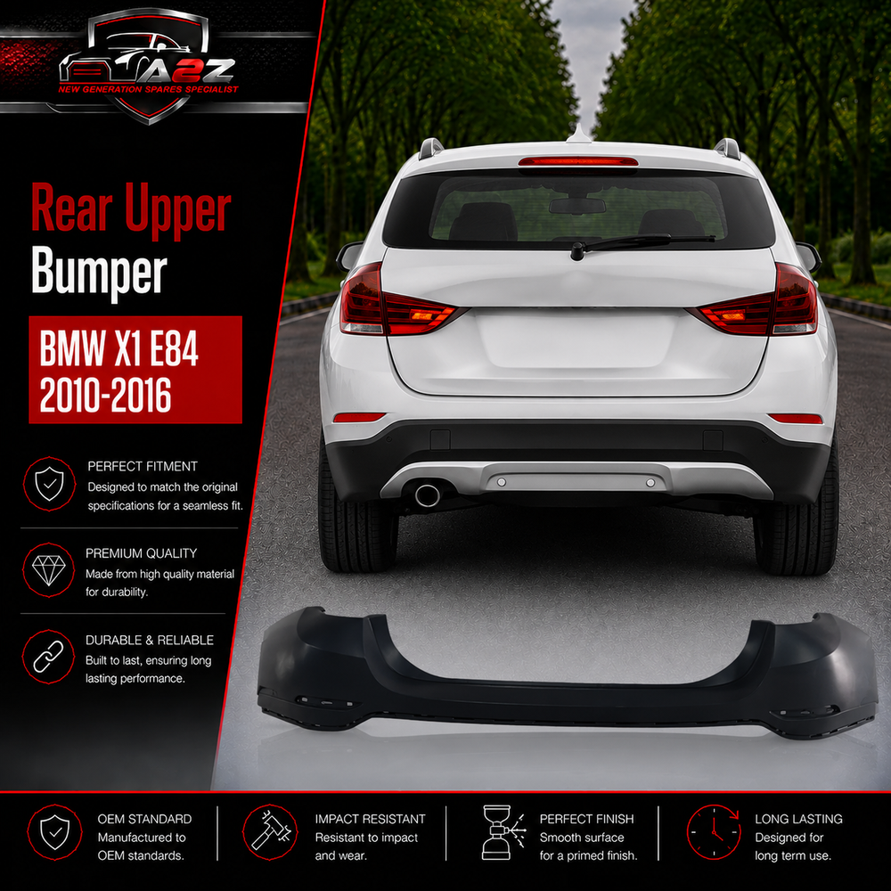Rear Upper Bumper 51127345036 Compatible With  BMW  X1 E84 2010-2016 Tag No.108