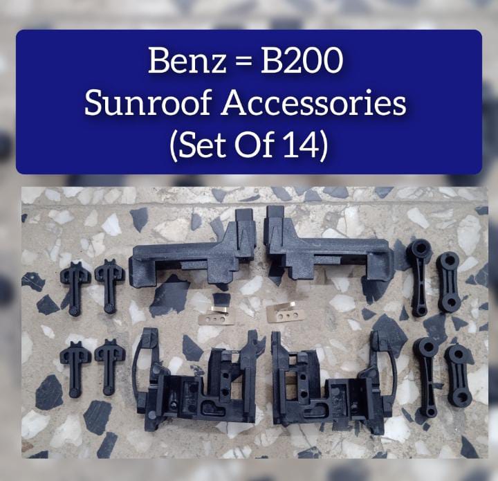 Sunroof Accessories (Set of 14) Compatible With Mercedes-Benz B-CLASS B200