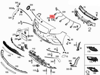 Parking Distance Control Sensors A0009050342 Compatible With  MERCEDES-BENZ A-CLASS W176 & B-CLASS W246 Tag-PS-14