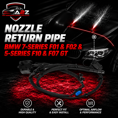 Nozzle Return Pipe 61667202027 61667207027  Compatible With BMW 7-Series F01 & F02 & 5-Series F10 & F07 GT Tag 190