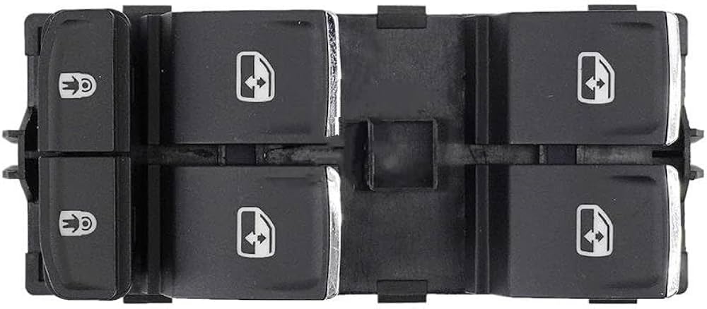 Power Window Switch Master Window Switch 3CC959857 3C8959857 (10  Pin) Compatible With Skoda & Volkswagen Tag No.138
