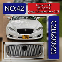 Outer Chrome Show Grill C2D230921 Compatible With Jaguar XJL (2010-2015) Tag No.42