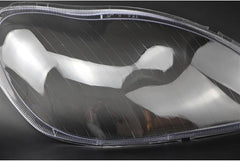 Car Front Headlight Transparent Lamp Sade Glass Headlight Lens Cover Compatible For MERCEDES BENZ 220 2003-2005