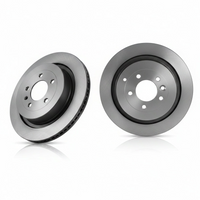 Rear Brake Disc Set SDB000646 Compatible With LAND ROVER DISCOVERY IV (L319) | LR4 & RANGE ROVER SPORT I (L320)