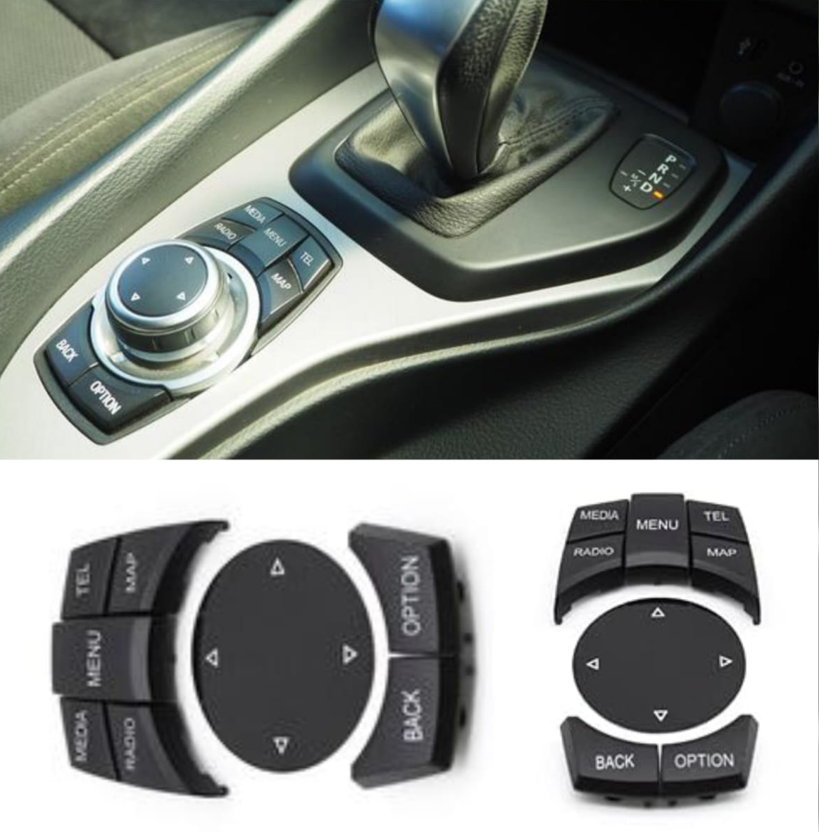CIC  Multi Media Button Set 65829290785 Compatible With BMW F02 F06 F10