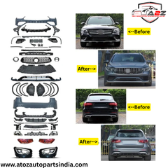 Complete Convertion Body Kit  Compatible With Mercedes Benz Glc W253 X253 (2016-2019) Upgrade To  Mercedes Benz  2025 Glc63 Amg  (Shipping Cost Not Included In Price)