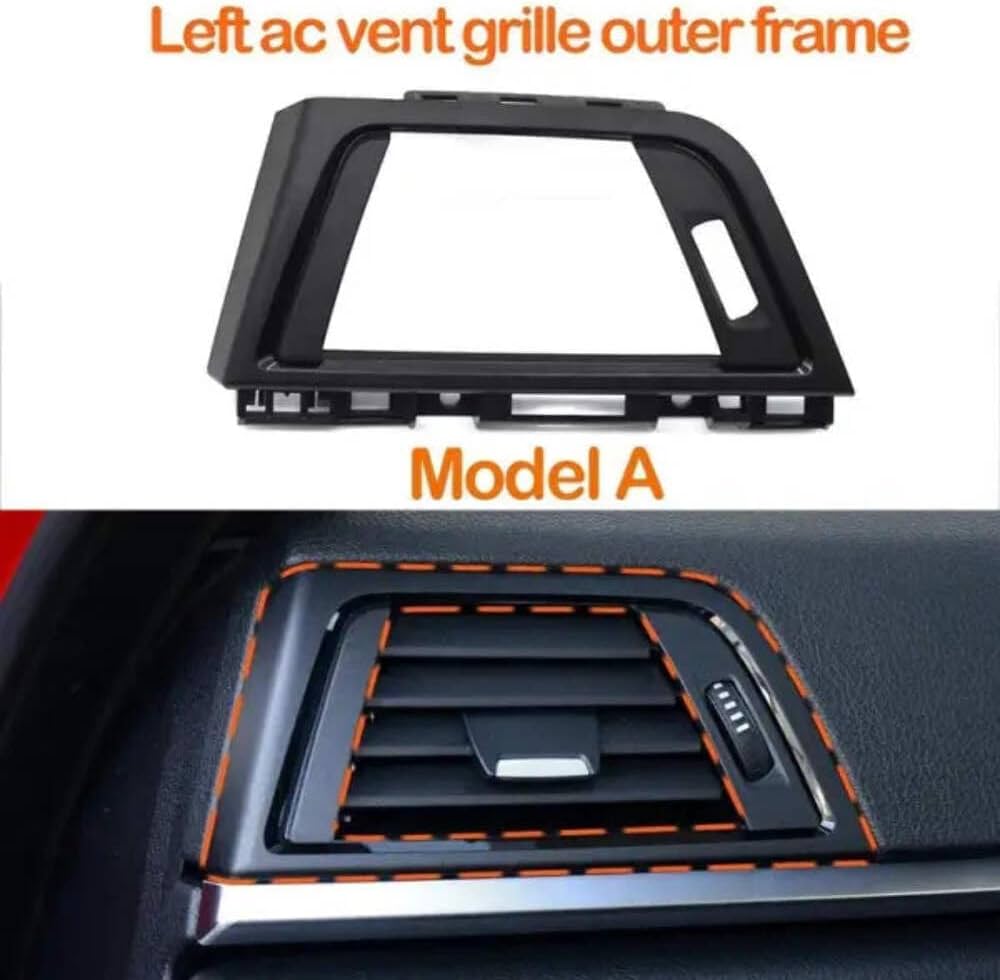 Front Left AC Vent Grille Panel Outer Frame 64229253218-A for BMW 3 Series F30 and 3 Series GT F34
