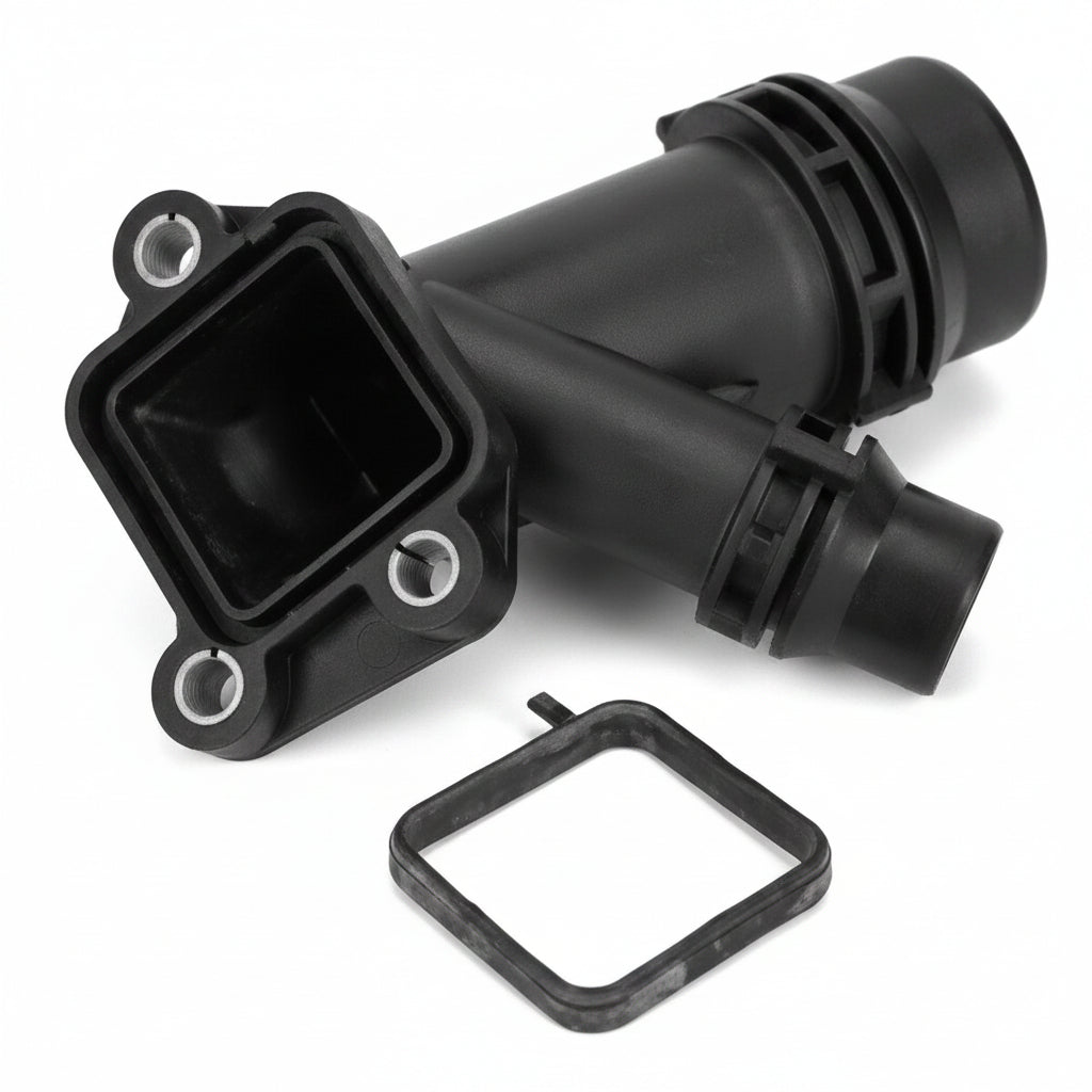 Coolant Hose Flange 11127806196 11122247744 Compatible With BMW 3 Series E90 & 5 Series E60, X5 E70 Tag-E-95