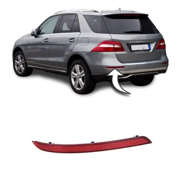 Rear Bumper Reflector Compatible With MERCEDES-BENZ GLE Coupe C292 & M-CLASS W166 Rear Bumper Reflector Left 1668200074 & Right 1668200174 Tag-RB-102