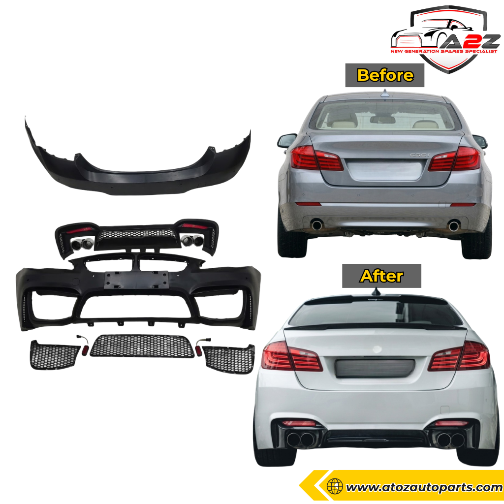 Bumper Kit Front & Rear Both FRBK413 Compatible With BMW F10 To M4