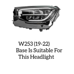 Headlight Base Compatible With Mercedes Benz W253 GLC(2020-2022) Tag No.125