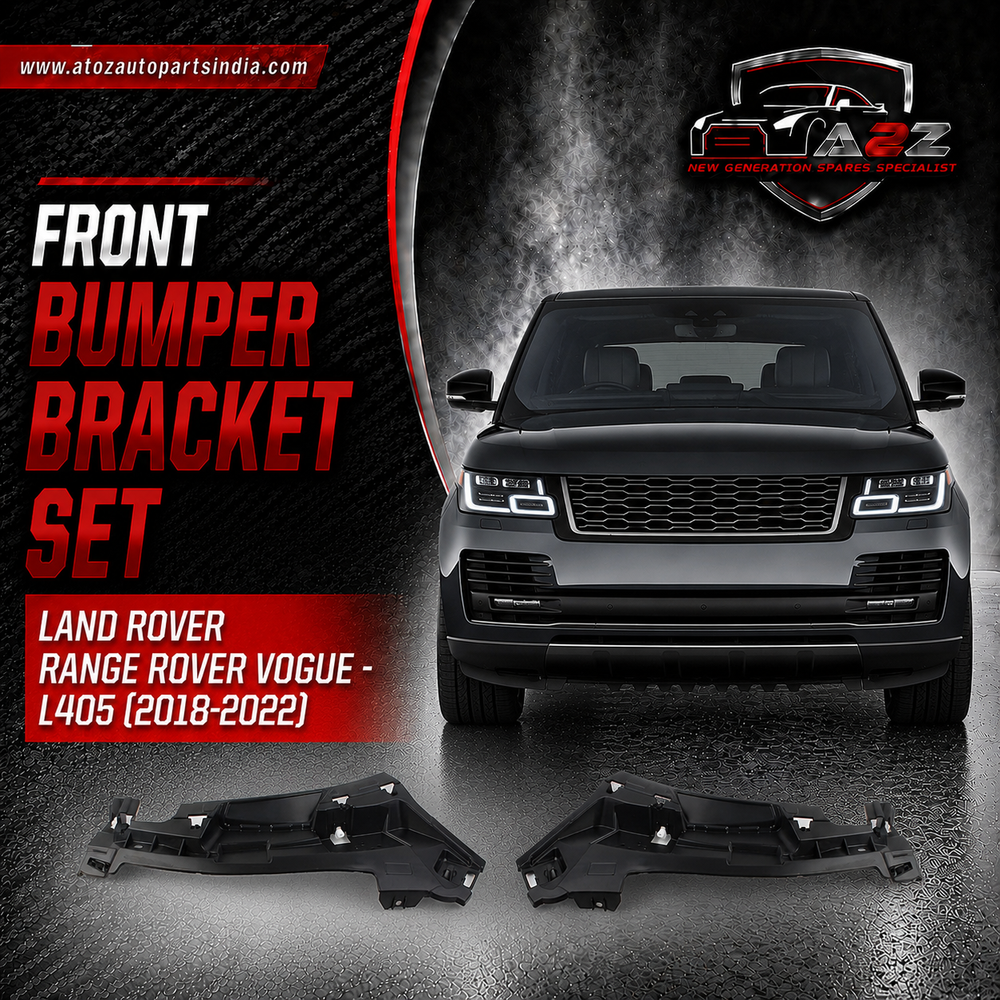 Front Bumper Bracket Right LR098693 & Left LR098694 Compatible With Land Rover Range Rover Vogue - L405 (2018-2022) Tag No.3254