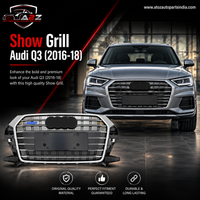Show Grill Compatible With  Audi Q3(2016-18) Original Grey