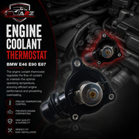 Engine Coolant Thermostat 11517500597 Compatible With BMW E46 E90 E87