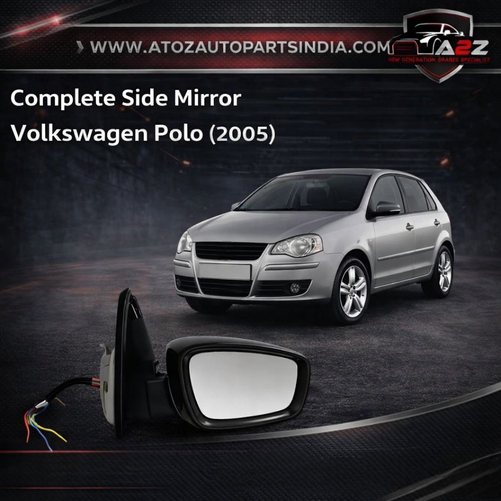 Side Mirror Set Left 6Q1857501 & Right 6Q1857502 Compatible With Volkswagen Polo (2005)