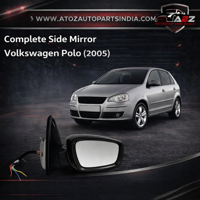 Side Mirror Set Left 6Q1857501 & Right 6Q1857502 Compatible With Volkswagen Polo (2005)