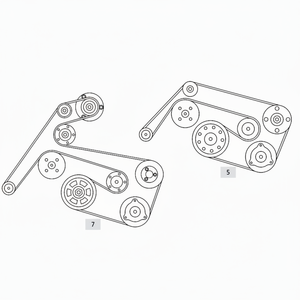 Multi Rib Belt 6PK2315 A0119979692 Compatible With MERCEDES-BENZ E-CLASS (W212) (CONTINENTAL)