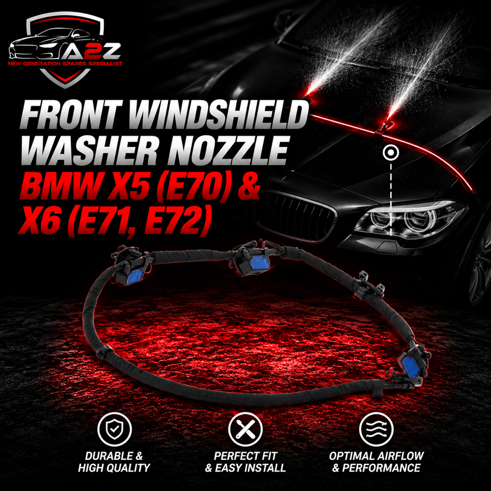 Front Windshield Washer Nozzle 61667275176 61664849602 61667257234 61667275175 Compatible With BMW X5 (E70) & X6 (E71, E72)