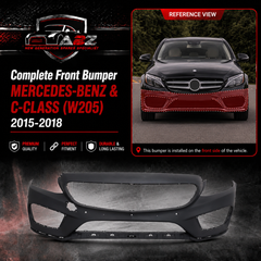 Complete Front Bumper A2058801840 2058801840 A2058802440 Compatible With MERCEDES-BENZ & C-CLASS (W205) Tag No.272