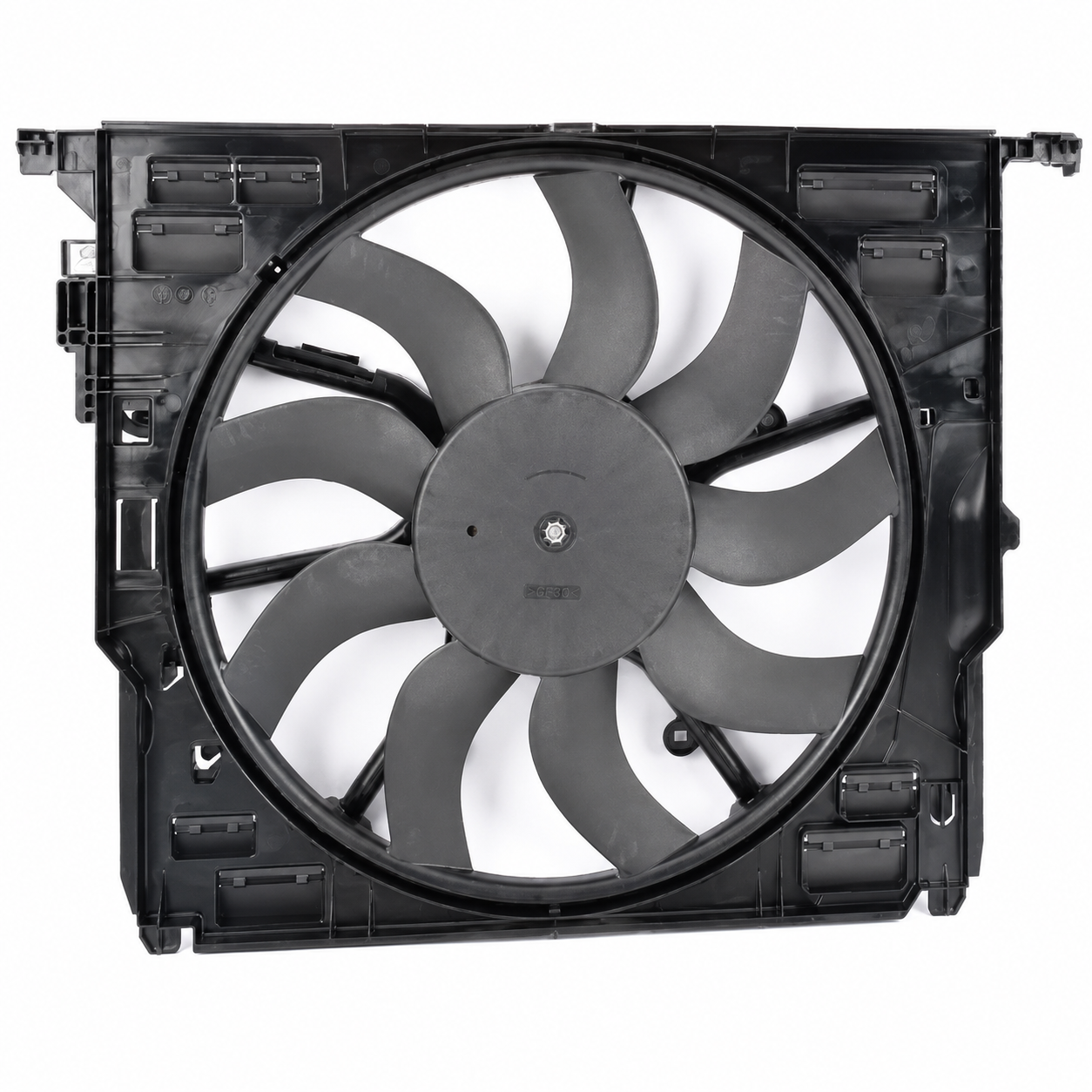 Engine Radiator Cooling Fan Assembly 17427599494 17427647652 17428509742  Compatible With BMW 5 Series (F10) & 5 Gran Turismo (F07) &  7 Series (F01, F02, F03, F04)