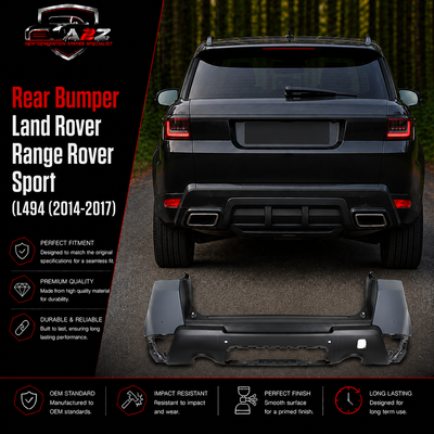 Rear Bumper LR045257 Compatible With LAND ROVER SPORT (2014-17)