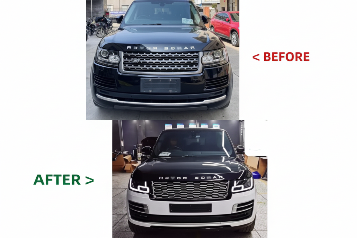 Conversion Kit Compatible With Range Land Rover RR Vogue L405 2013-2017 Upgrade Facelift Convert To 2018-2022 SVA