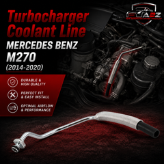 Turbocharger Coolant Line 2702030800 Compatible With Mercedes Benz M270