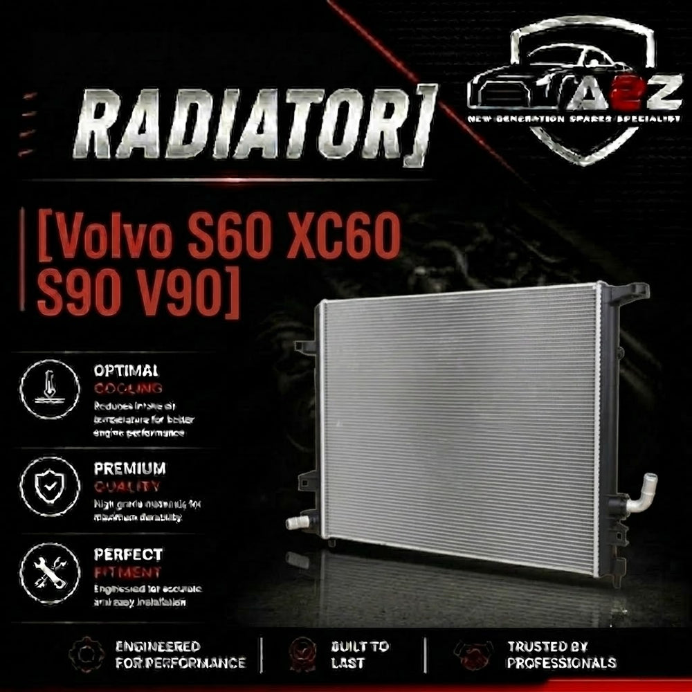 Radiator 31684239 Compatible With Volvo S60 XC60 S90 V90