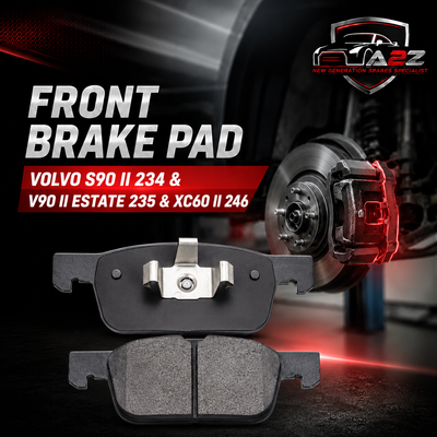 Front Brake Pad 31423651 2209801 P86028 Compatible With VOLVO S90 II 234 & V90 II Estate 235 & XC60 II 246