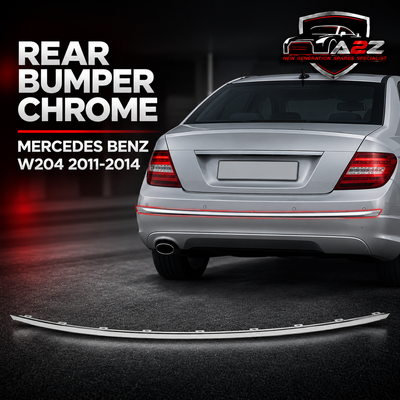 Rear Bumper Chrome  2048853121  Compatible With MERCEDES BENZ C-CLASS W204 T-1 2011-2014 Tag No.121