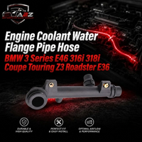 Engine Coolant Water Flange Pipe Hose 11531709232 Compatible With BMW BMW 3 Series E46 316i 318i Coupe Touring Z3 Roadster E36