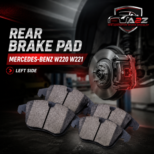 Rear Brake Pad A0034205120 2333403 P050052 Compatible With MERCEDES-BENZ CLS C218 & CLS C219 & E-CLASS W211 W212 & S-CLASS W220 W221