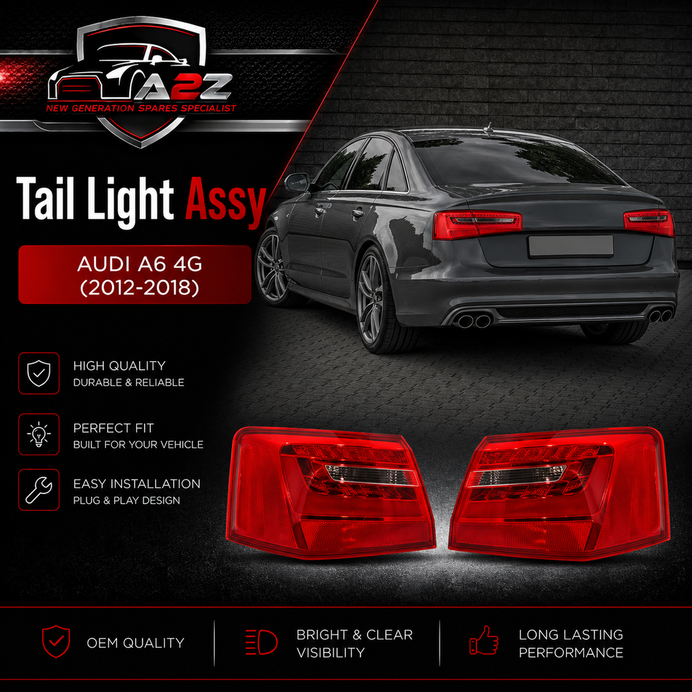 Tail Light Left 4G0945095 & Right 4G0945096 Compatible With AUDI A6 4G (2012-2018) Tag No.156