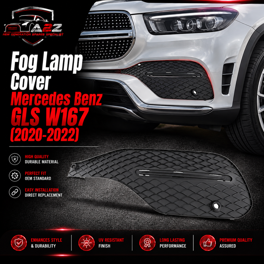 Fog Lamp Cover Left 1678858702 & Right 1678858802 A1678858702 Compatible With Mercedes Benz GLS-Class (W167) (2020-2022) Tag No.361