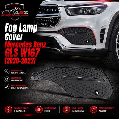 Fog Lamp Cover Left 1678858702 & Right 1678858802 A1678858702 Compatible With Mercedes Benz GLS-Class (W167) (2020-2022) Tag No.361