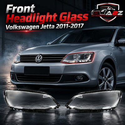 Front Headlight Glass Compatible with Volkswagen Jetta 2011 - 2017.