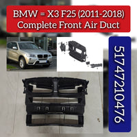 Complete Front Air Duct Bracket 51747210476 Compatible With BMW F25 (2011-18)