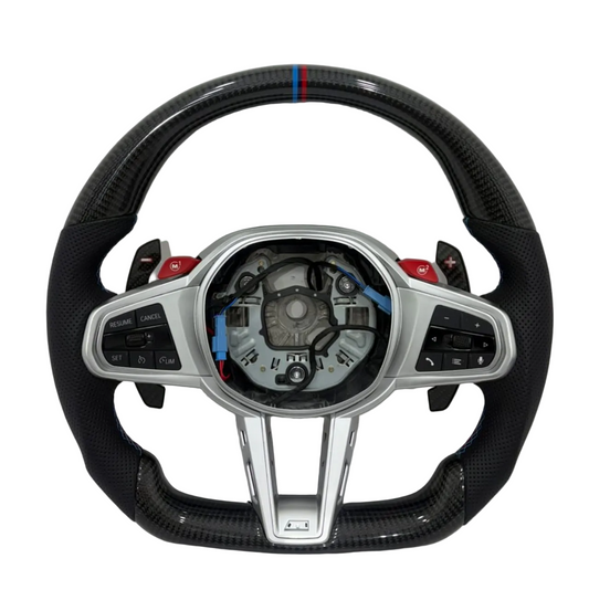BMW Carbon Fiber Strip Steering Wheel Compatible With BMW G20