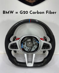 BMW Carbon Fiber Strip Steering Wheel Compatible With BMW G20