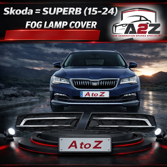 Fog Lamp Cover Right & Left 3VD853665A & 3VD853666A Compatible WithSKODA SUPERB III (3V3)
