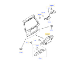 Rear Tailgate Door Latch  LR014184  Compatible With LAND ROVER FREELANDER 2 (L359) | LR2 & RANGE ROVER EVOQUE (L538)