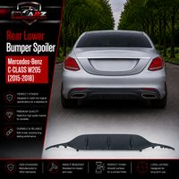 Rear Lower Bumper Spoiler 2058857338 A2058857338 Compatible With Mercedes-Benz C-CLASS W205 (2015-2018) Tag No.20