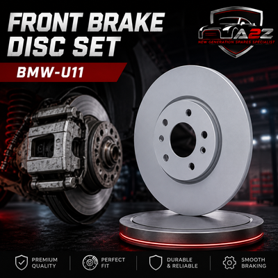 Front Brake Disc Set 34106891079 6891079 Compatible With BMW-U11 (ALBRO)