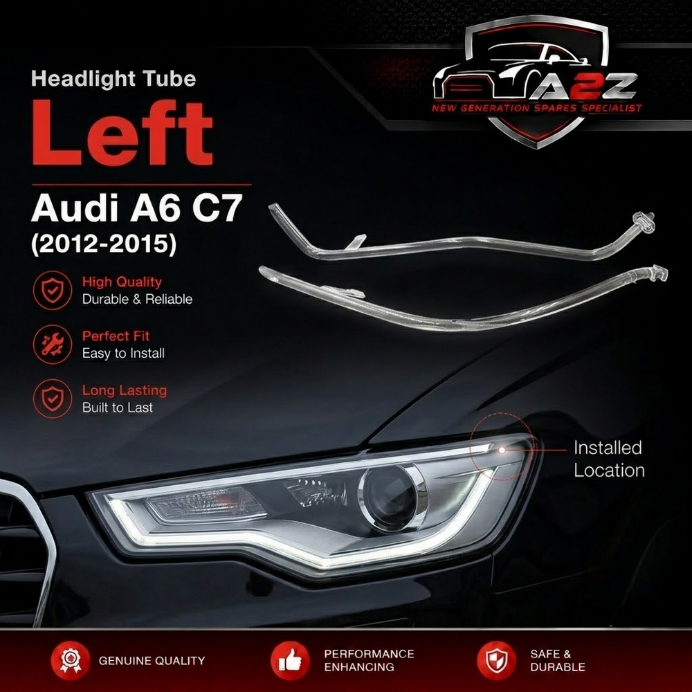 Headligth Tube Left 4GD941005A Compatible With Audi A6 C7 (2012-2015) Tag No.156