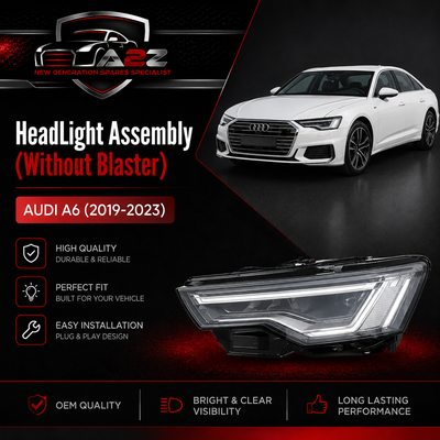 Headlight Headlamp Left 4K0941039C & Right 4K0941040C (Without Blaster) Compatible With AUDI A6 (2019-2023)