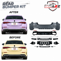 Rear Bumper Kit Compatible With Mercedes Benz S Class W223 (2021-2025) Upgrade To Mercedes Benz AMG S450 (Shipping Cost Not Included In Price)
