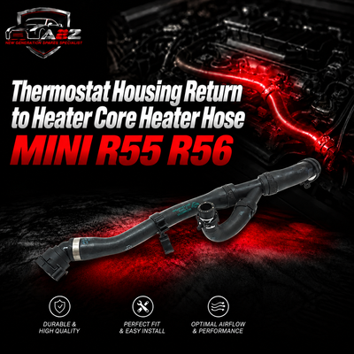 Thermostat Housing Return to Heater Core Heater Hose 64217609823 Compatible With MINI R55 R56